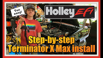 Holley Terminator X Max install for newbies! Easier than you think!
