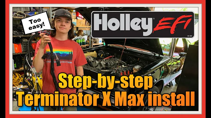 Holley Terminator X Max install for newbies! Easier than you think!