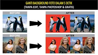 CUKUP 5 DETIK | OTOMATIS MENGGANTI BACKGROUND PHOTO TANPA SOFTWARE (TINGGAL KLIK) screenshot 5