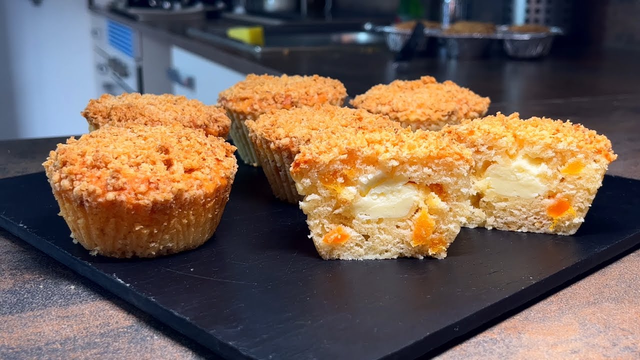 Incredibly delicious CHEESECAKE MUFFINS in 20 minutes. This is the best