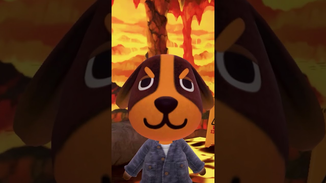 🔥 What if a jazz café existed inside a lava cave? ☕ #animalcrossing