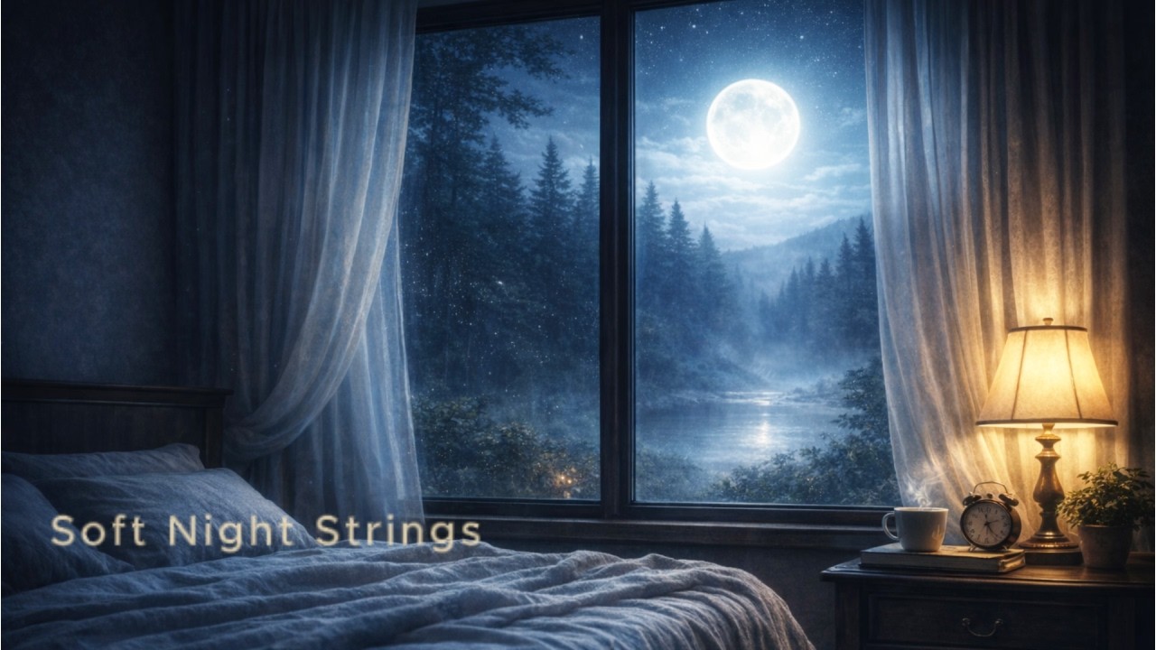 Soft Night Strings 🌙 | 25 Min Warm Ambient for Deep Calm & Relaxation
