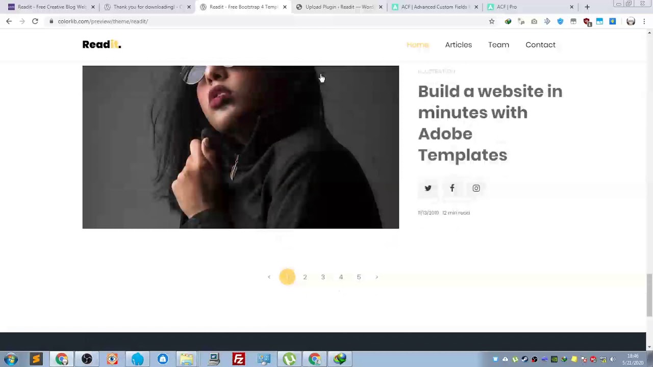 #belajarwp Tutorial Membuat Tema Wordpress dari Template ...