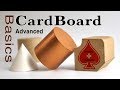 CardBoard Advanced Basics Tutorial guide for model making: modeling for Designers & Architects
