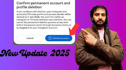 Instagram account delete kaise kare permanently | How to Delete Instagram account permanently 2025