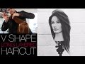 V-SHAPED HAIRCUT - How To Cut A Long Layered V SHAPE Haircut | MATT BECK VLOG #22