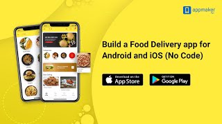 Food Delivery App Builder- Build App for Restaurants and Food Delivery space with NO-CODE screenshot 3
