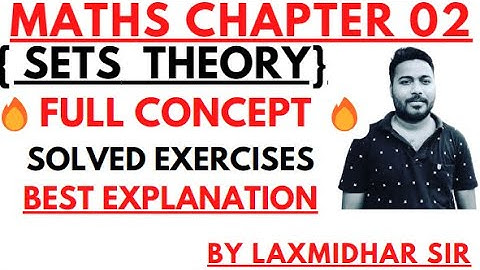 Set Theory I BED EXAM 2022 I Concepts/Types/Questions/Solutions I Set theory by Laxmidhar Sir I