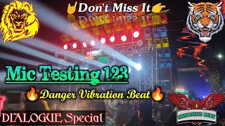 Hello Mic Testing 123 | Vibration Beat | 2023 New Style Speaker Check Dj 🔥 Manoranjan Remix @djegra