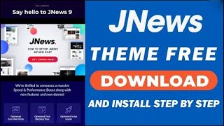 Jnews 테마 무료 다운로드 | 무료 유료 테마 | 100% 작업 | 단계별 | 워드프레스 튜토리얼 screenshot 3