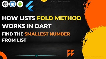 How lists fold method works in dart