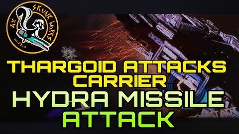 Thargoid Attacks Carrier! - Hydra Swarm Missile Strike!