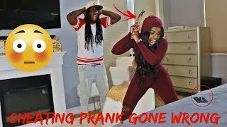 CHEATING PRANK GONE WRONG