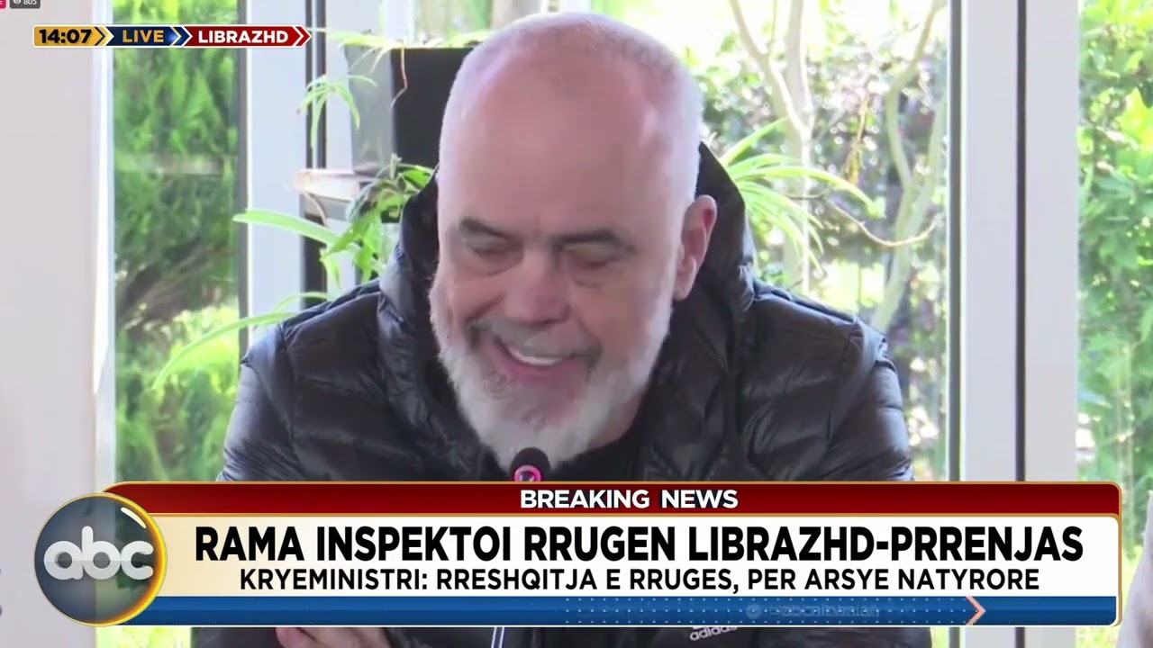 Rama takim me banorët/ Kryeministri: Rrëshqitja e rrugës, për arsye natyrore | ABC News Albania