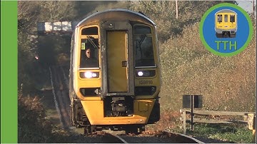 Dosbarth 158 yn Dyffryn Ardudwy - Class 158 at Dyffryn Ardudwy