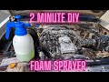 How to diy a foam sprayer in less than 2 minutes