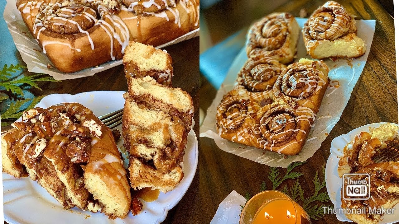 سينابون بعجينة قطنية 😉the fluffiest cinnamon rolls