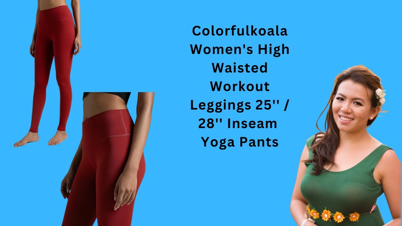 Comfortable and Stylish ColorfulKoala Yoga Pants Leggings Video Review 