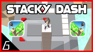 Stacky Dash Gameplay Solution | First Levels 1 - 16