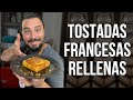 Cómo hacer Tostadas Francesas Rellenas de Jamón y Queso | Receta Fácil