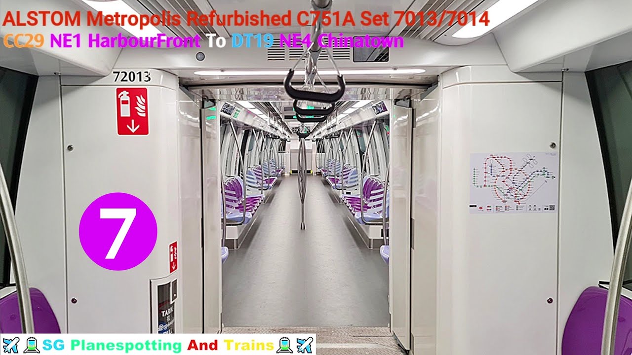 [Perm 313 Slot] SBST NEL ALSTOM Metropolis C751A Refurbished Set 7013/7014 [Stretch Desc]