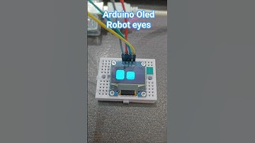 Arduino Oled Robot Eyes Animation #arduino #robotics