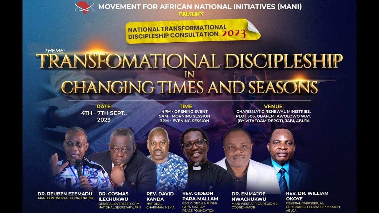 DAY 2 || MORNING SESSION || MANI TRANSFORMATIONAL DISCIPLESHIP ...