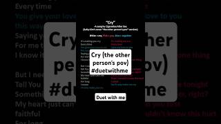 Cigarettes After S*x - Cry (the other person's pov) #duetwithme ❤ Cigarettes After S*x - Cry (the other person's pov) #duetwithme ❤