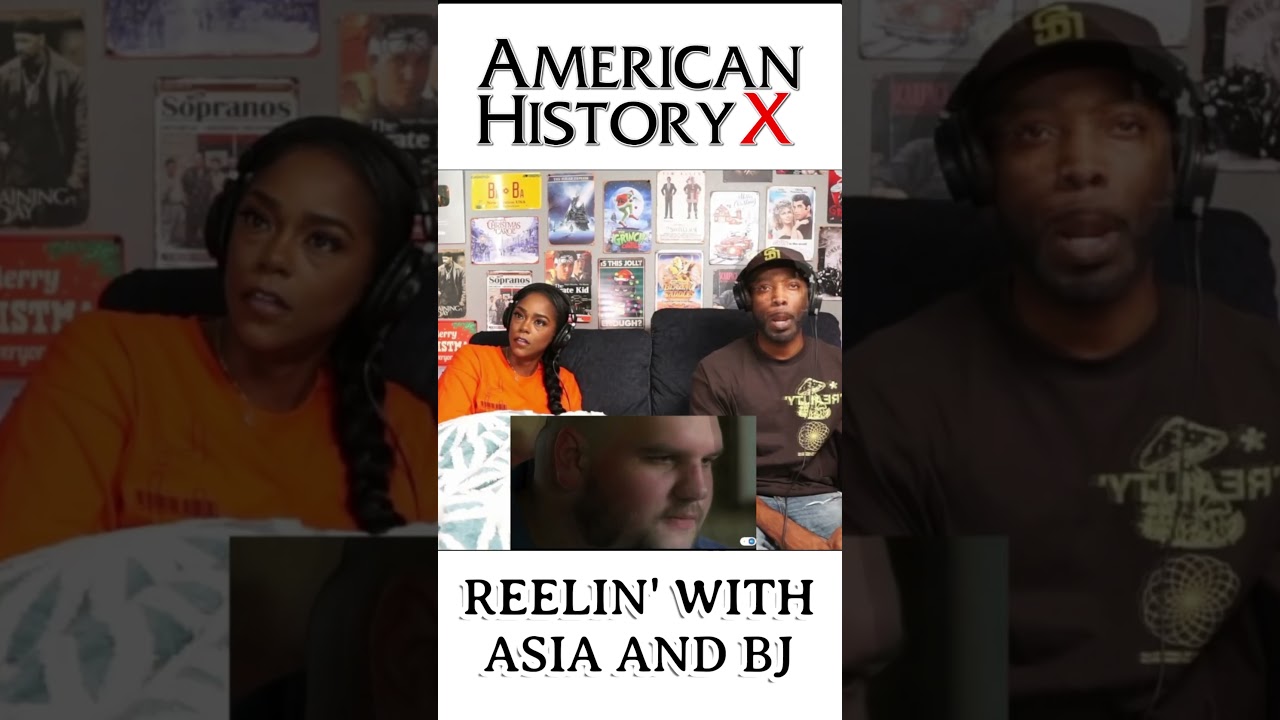 American History X | #shorts #moviereaction #couplesreaction #ytshorts | Asia and BJ