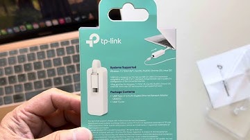 Unboxing of TP-Link USB C To Ethernet Adapter(UE300C), RJ45 To USB C [Thunderbolt 3/4 Compatible]