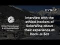 CYSAT' 21: X. Mehrenberger & A. Adamantiadis - Interview