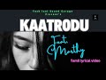 Kaatrodu feat marthy  a yazh musical  tamil lyrical