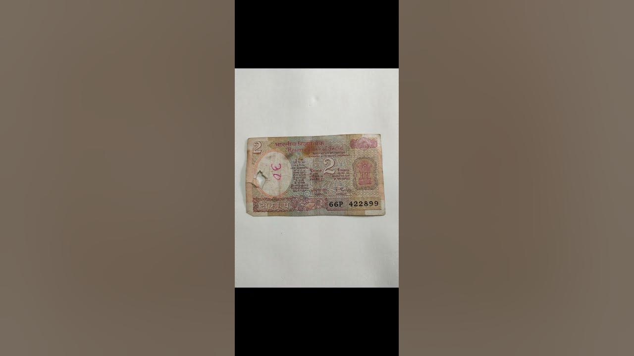 old-2-rupees-note-signed-by-amitbh-ghosh-youtube