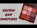 HUDA BEAUTY RICH NUDE OBSESSIONS EYESHADOW PALETTE REVIEW AND SWATCHES