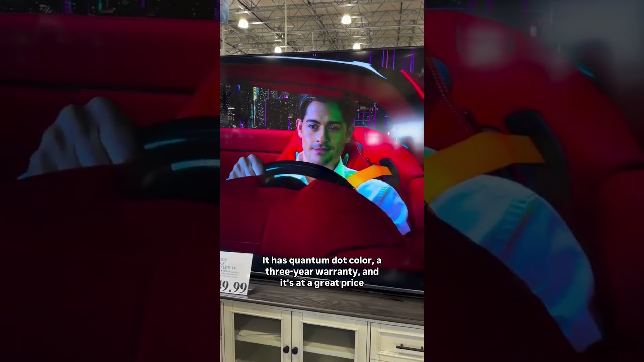 This 100 Big Screen Tv Is Gigantic And Under 2000 Costco Costcofinds Appliances Home