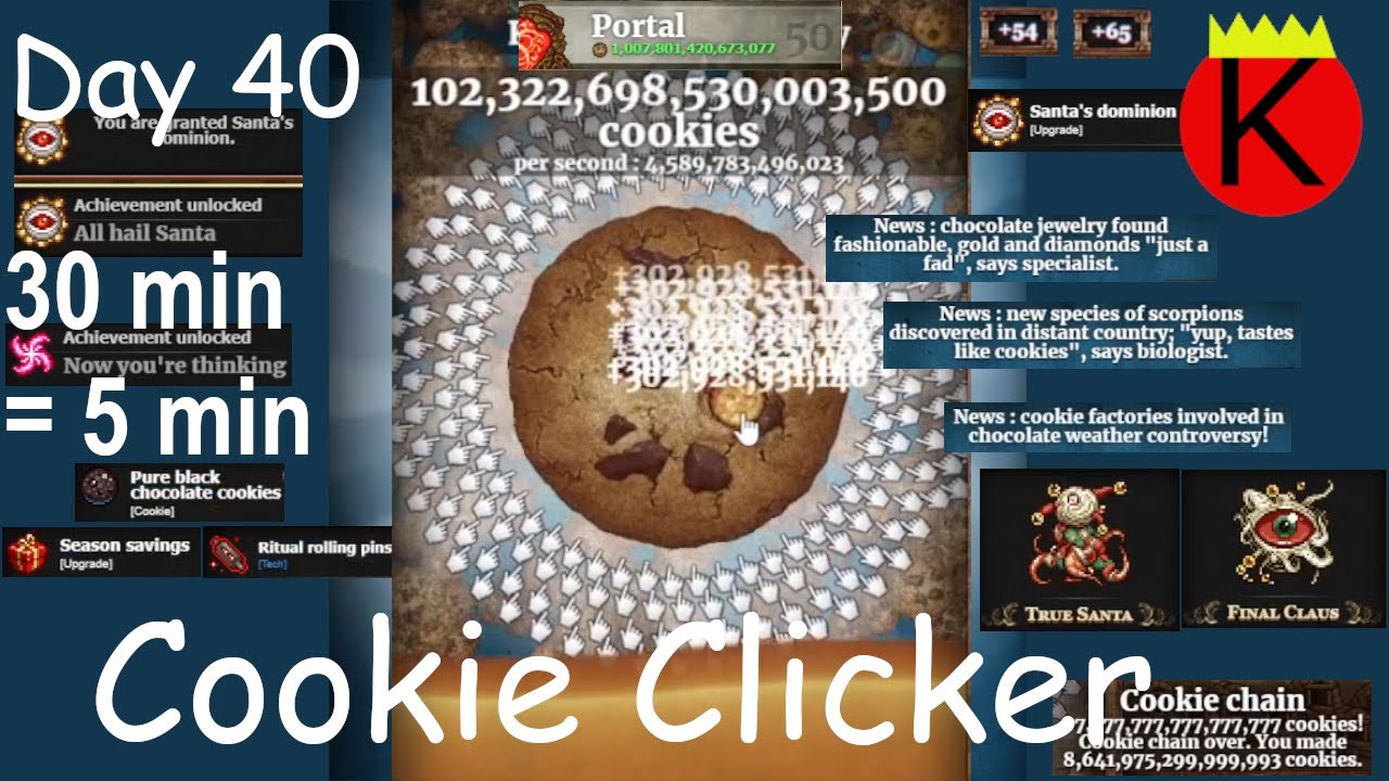 30 Minutes Of Cookie Clicker In 5 Minutes Day 40 Youtube 30 Minutes Of Cookie Clicker In 5 Minutes Day 40 Youtube