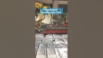 In the future, more positions will be replaced by robots # automated production lines # cement