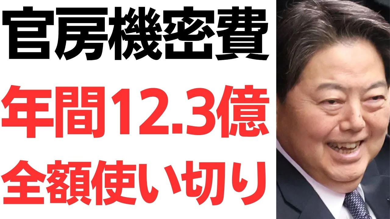 官房機密費の支出と使途をめぐる問題を扱う動画のサムネイル