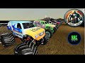 Monster truck monster jam iron steel series beamng drive survival freestyle rrc family gaming 2