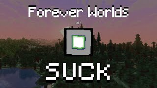The Problem with Minecraft Forever Worlds