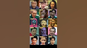 Squid Game, Monkey, Actor, Youtubers singing Into the Thick Of It #Shorts #SquidGame #Tiktok