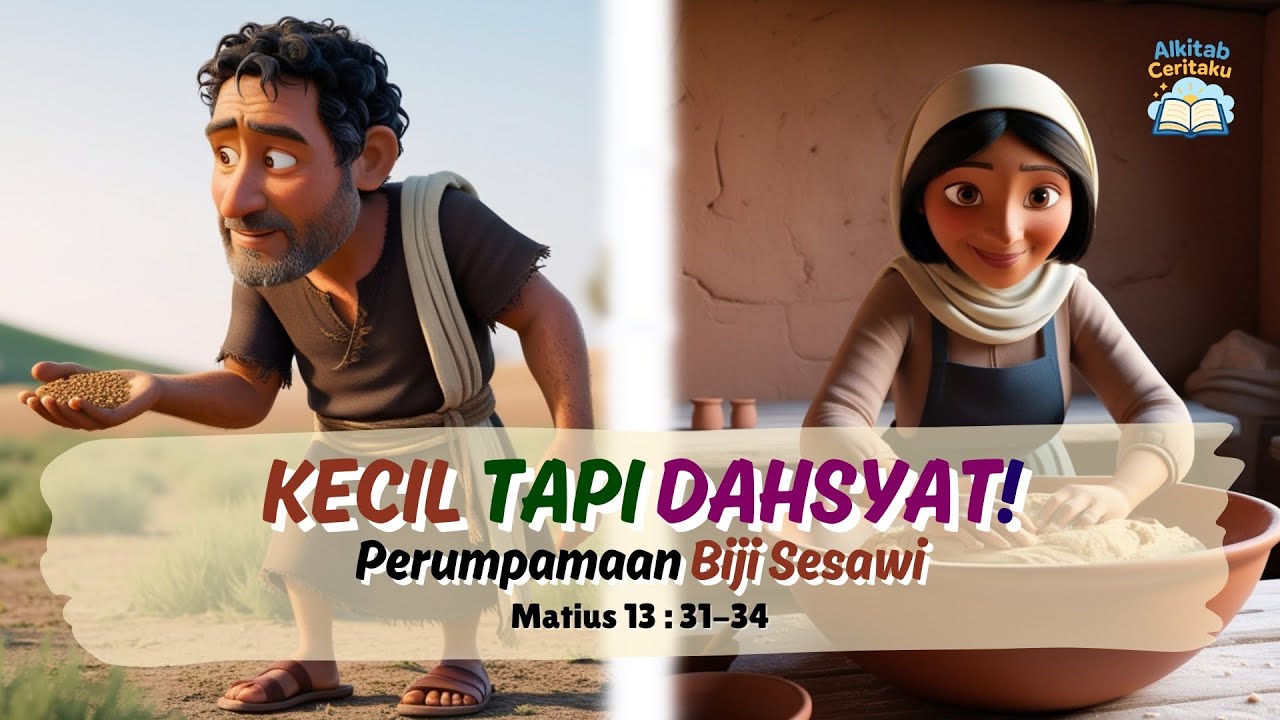 Kecil Tapi Dahsyat ! Perumpamaan tentang Biji Sesawi dan Ragi | Animasi Alkitab