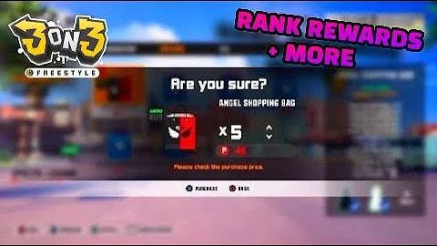 3on3 Freestyle - Rank Rewards - Shopping Bag Pulls And MORE!!!