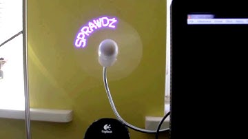 LED Message Cool Fan Gadget - test USB Programmable