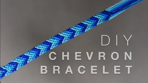DIY Chevron Friendship Bracelet