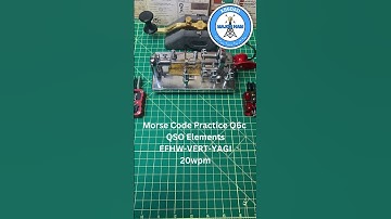 Morse Code Practice QSO Elements Q6c EFHW-VERT-YAGI 20wpm