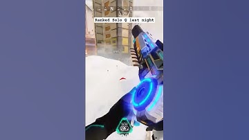 We almost ranked up to diamond. #apexlegends #gaming #shorts