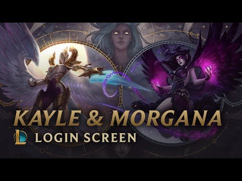 Kayle & Morgana, the Righteous & the Fallen | Login Screen - League of Legends