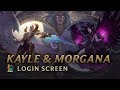 Kayle & Morgana, the Righteous & the Fallen | Login Screen - League of Legends