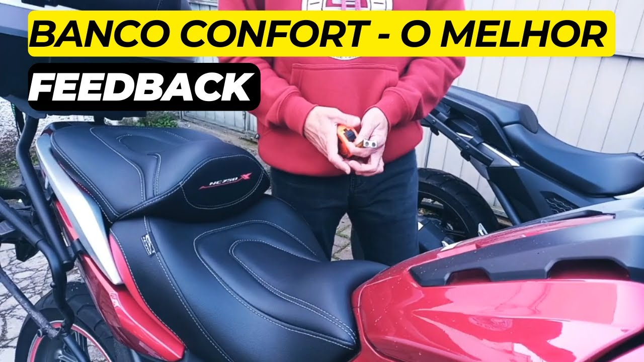 Banco Confort NC 750x Peninha Bancos Curitiba Feito Sob Medida Piloto e Garupa Vale a Pena Viagens